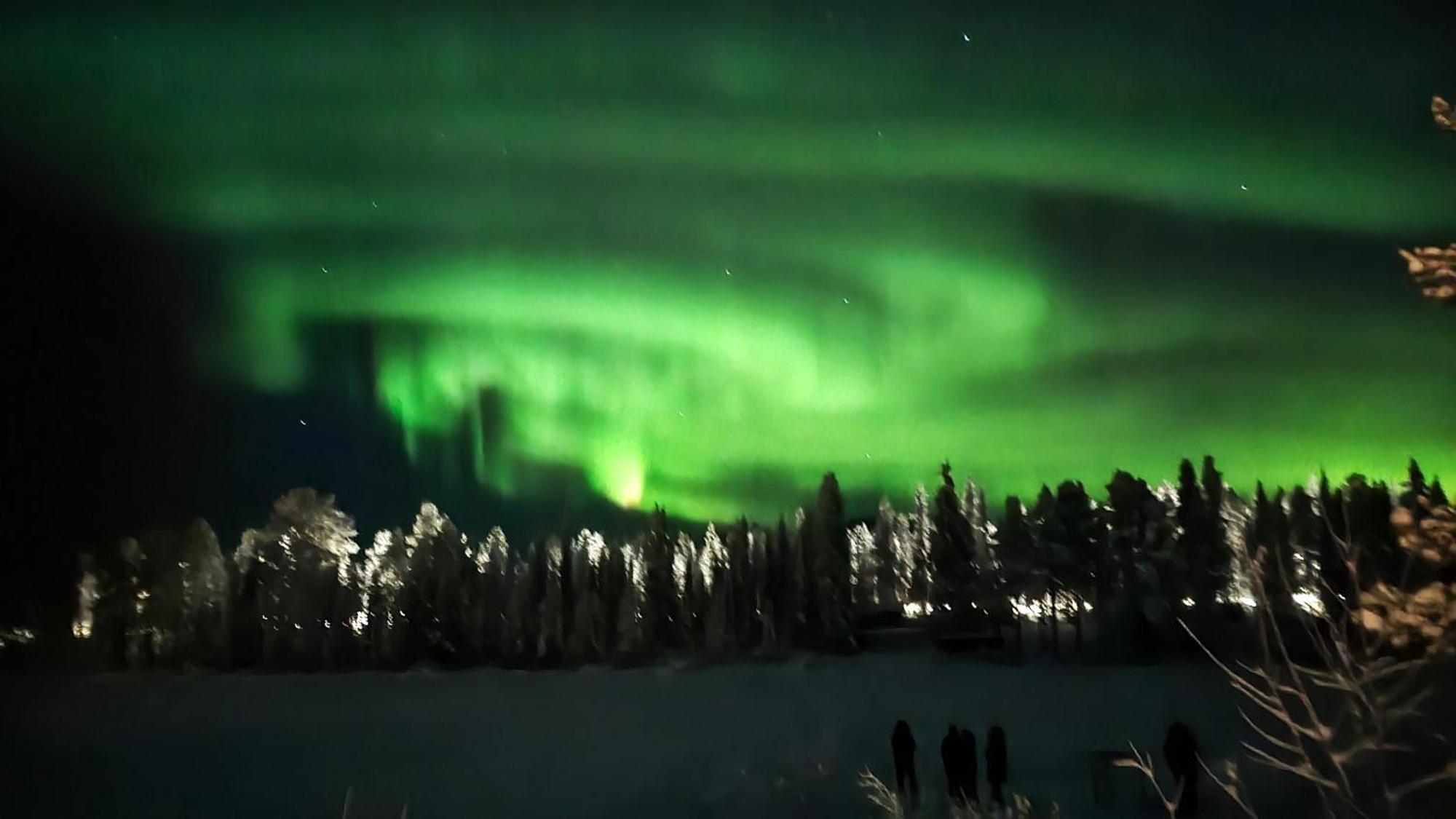 Reindeer River Lights Lodge Kiruna Exterior photo